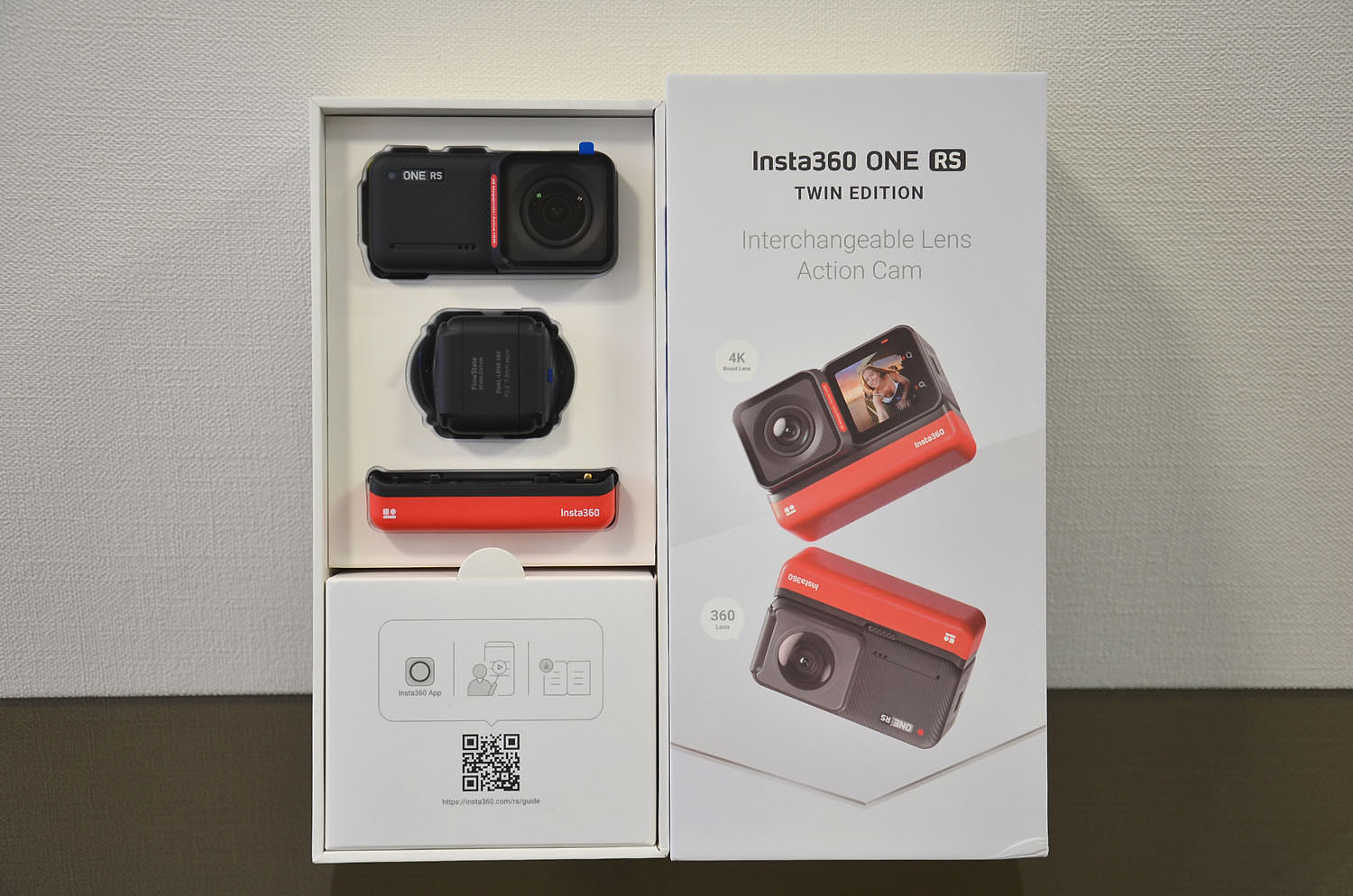insta360 ONE RS Twin Edition 4K・広角
