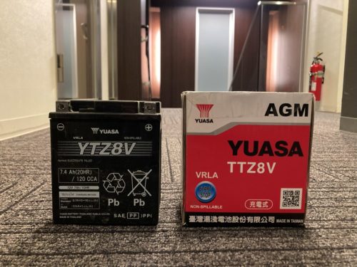 CRF250RALLYバッテリー交換