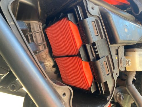 CRF250RALLY エアフィルター交換